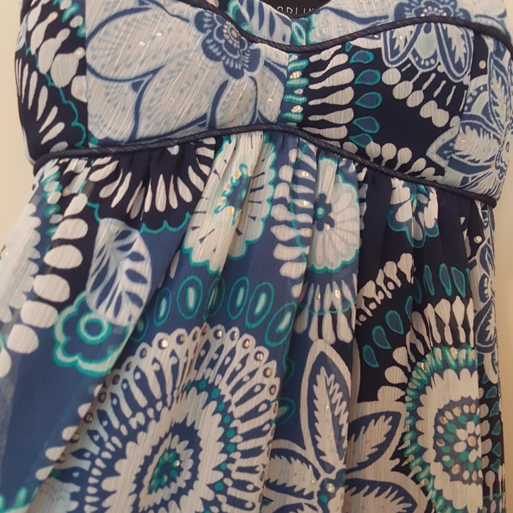 B. Darlin Lined Sheer Dress, NWOT Size 5/6 - Picture 2 of 8